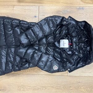 Moncler Shiny Black Down Jacket